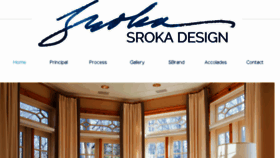 What Srokadesign.com website looked like in 2018 (5 years ago)