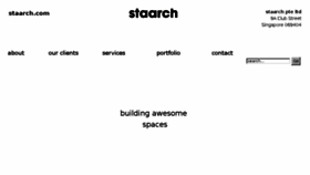 What Staarch.com website looked like in 2018 (5 years ago)