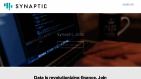 What Synaptic.recruiterbox.com website looked like in 2018 (5 years ago)