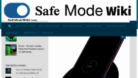 What Safemodewiki.com website looked like in 2018 (5 years ago)