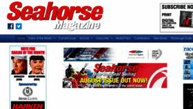 What Seahorsemagazine.com website looked like in 2018 (5 years ago)