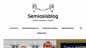 What Semiosis.at website looked like in 2018 (5 years ago)