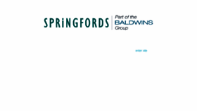What Springfords.com website looked like in 2018 (5 years ago)