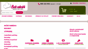 What Svetcukraru.cz website looked like in 2018 (5 years ago)