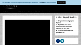 What Sanders-slagerijen.nl website looked like in 2018 (5 years ago)