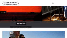 What Senioragir.fr website looked like in 2018 (5 years ago)