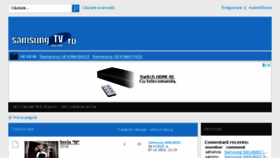 What Samsungtv.ro website looked like in 2018 (5 years ago)