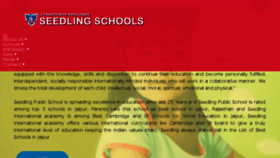 What Seedlingschools.com website looked like in 2018 (5 years ago)