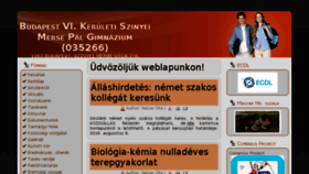 What Szinyeigimibp.hu website looked like in 2018 (5 years ago)