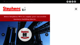What Stephensmfg.com website looked like in 2018 (7 years ago)