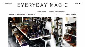What Shopeverydaymagic.com website looked like in 2018 (5 years ago)