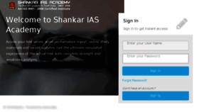 What Shankariasacademy.click2cert.net website looked like in 2018 (5 years ago)