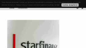 What Starfinanz.de website looked like in 2018 (5 years ago)