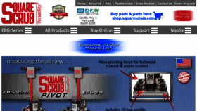 What Squarescrub.com website looked like in 2018 (5 years ago)