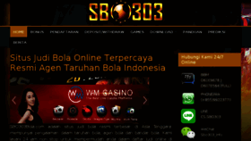 What Sbo303.com website looked like in 2018 (5 years ago)