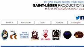 What Saintlegerproductions.fr website looked like in 2018 (5 years ago)