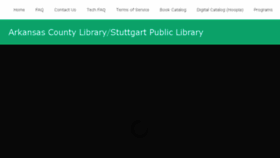 What Stuttgartpubliclibrary.org website looked like in 2018 (5 years ago)