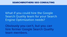 What Seo.consulting website looked like in 2018 (5 years ago)