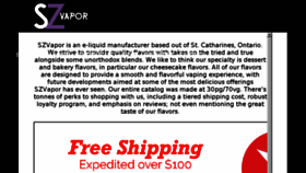 What Szvapor.com website looked like in 2018 (5 years ago)