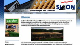 What Simondaecher.de website looked like in 2018 (5 years ago)