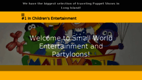 What Smallworldentertainment.com website looked like in 2018 (5 years ago)