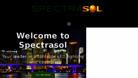 What Spectrasol.us website looked like in 2018 (5 years ago)