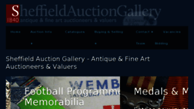 What Sheffieldauctiongallery.com website looked like in 2018 (5 years ago)