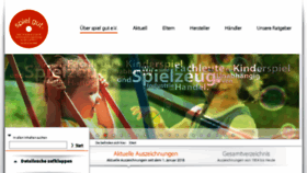 What Spielgut.de website looked like in 2018 (5 years ago)