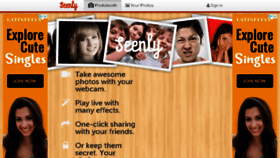 What Seenly.com website looked like in 2018 (5 years ago)