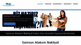 What Samsunatakumnakliyat.com website looked like in 2018 (5 years ago)
