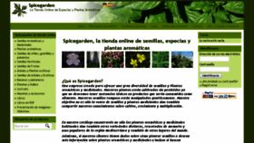 What Spicegarden.eu website looked like in 2018 (5 years ago)