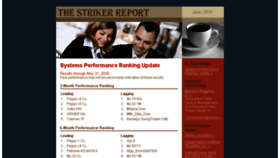 What Striker-report.com website looked like in 2018 (5 years ago)