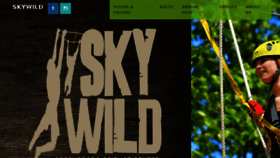 What Skywild.org website looked like in 2018 (5 years ago)