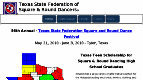 What Squaredancetx.com website looked like in 2018 (5 years ago)