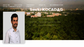 What Sevkikocadag.com website looked like in 2018 (5 years ago)