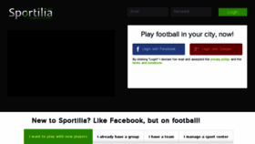 What Sportilia.com website looked like in 2018 (5 years ago)