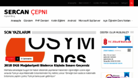 What Sercancepni.net.tr website looked like in 2018 (5 years ago)