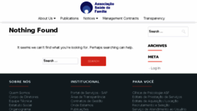 What Saudedafamilia.org website looked like in 2018 (5 years ago)