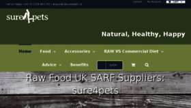 What Sure4pets.uk website looked like in 2018 (5 years ago)