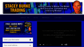 What Staceyburketrading.com website looked like in 2018 (5 years ago)