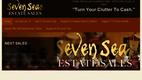What Sevenseasestatesales.com website looked like in 2018 (5 years ago)