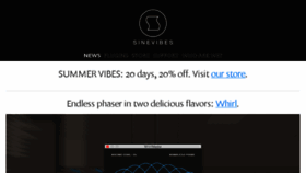 What Sinevib.es website looked like in 2018 (5 years ago)