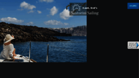 What Santorinisailing.com website looked like in 2018 (7 years ago)