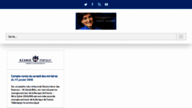 What Sylviegoulard.eu website looked like in 2018 (7 years ago)