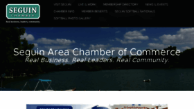 What Seguinchamber.com website looked like in 2018 (5 years ago)