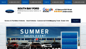 What Southbayford.com website looked like in 2018 (5 years ago)