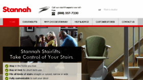 What Stannah-stairlifts.com website looked like in 2018 (5 years ago)