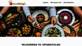 What Spisriktig.no website looked like in 2018 (5 years ago)