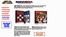 What Signmedia.com website looked like in 2018 (5 years ago)