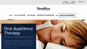 What Sleepwise.com.au website looked like in 2018 (5 years ago)